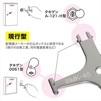 盤用マルチキー(ステンレスタイプ) DENSAN(ジェフコム)
