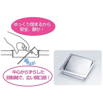 ステンレス鋼製ダンパー付屑入投入口 SUGICO(スギコ)