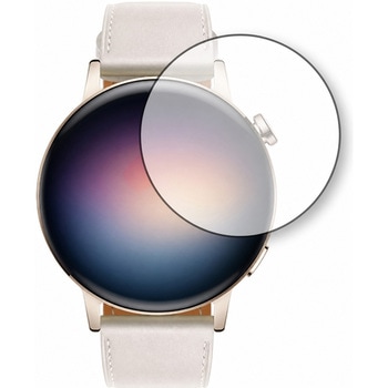 液晶保護フィルム HUAWEI WATCH GT 3 ケースサイズ 42mm 対応 ブルーライトカット 反射防止 互換品 メディアカバーマーケット