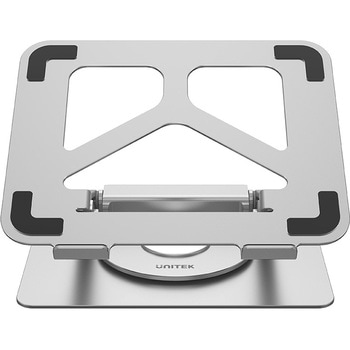 360° Rotating Laptop Stand with Hub(2xUSB3.0 + HDMI2.0 + Gigabit Ethernet + PD100W) UNITEK