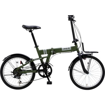 20型6段変速付き折りたたみ自転車 2025モデル【簡易組立品】 Jeep(ジープ)