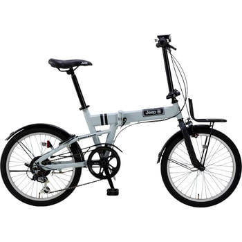 20型6段変速付き折りたたみ自転車 2025モデル【簡易組立品】 Jeep(ジープ)