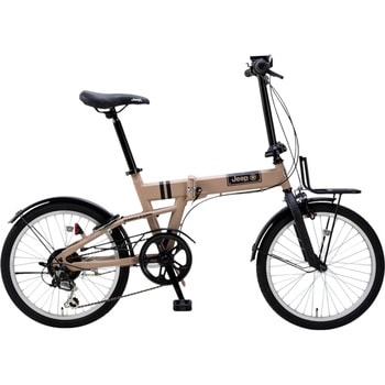 20型6段変速付き折りたたみ自転車 2025モデル【簡易組立品】 Jeep(ジープ)