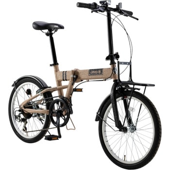 20型6段変速付き折りたたみ自転車 2025モデル【簡易組立品】 Jeep(ジープ)