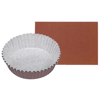 ペットカップ丸型 茶ベタ (152径×25H) cotta