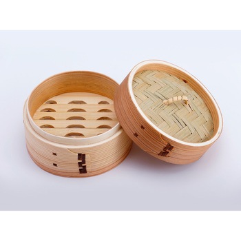 中華 セイロ 本体(径13×H6cm) cotta