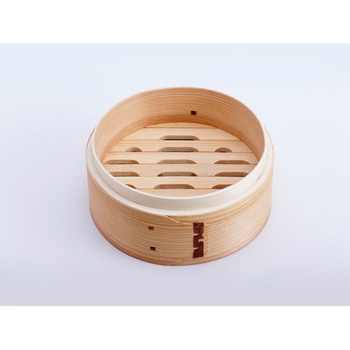 中華 セイロ 本体(径15×H6.5cm) cotta