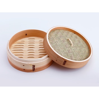 中華 セイロ 蓋(径21×H4cm) cotta