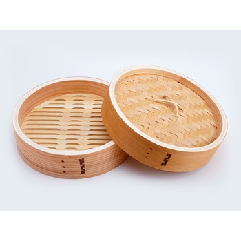 中華 セイロ 本体(径27×H7.5cm) cotta