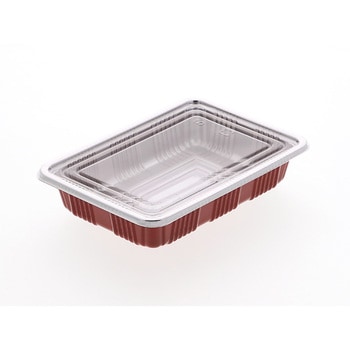 弁当容器 Z-6 透明蓋 cotta