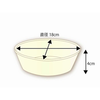 徳用バガスボウル GB-18 cotta
