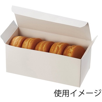 大判・今川・回転焼き箱 5個用 白無地 cotta