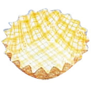フードケース格子 丸型7号深 黄(500枚入) cotta