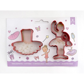 クッキー抜型 2個セット (チュチュ・バレリーナ) cotta
