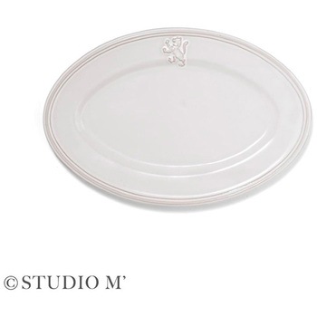 STUDIO M マルタ 230オーバルプレート ブラン cotta