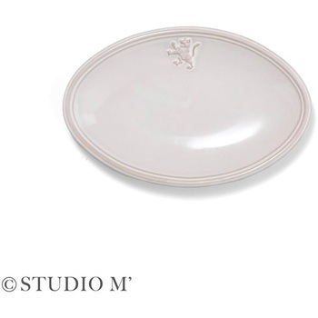 STUDIO M マルタ 130オーバルプレート ブラン cotta