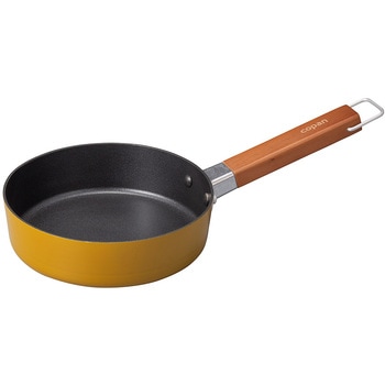 IH対応ちょこっとフライパン 16cm マスタード - cotta