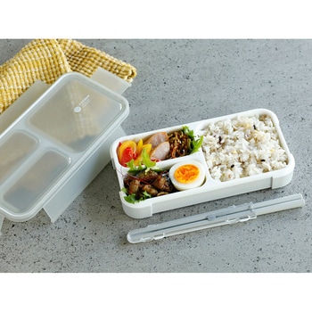 薄型弁当箱 抗菌フードマン 400 ライトグレー cotta