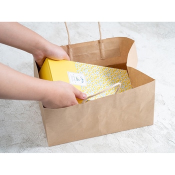 未晒手提袋 175 マチ広 (小) cotta