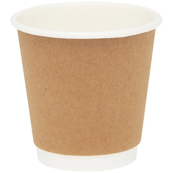 二重断熱カップ クラフト 6オンス(180ml) 80mm口径 cotta