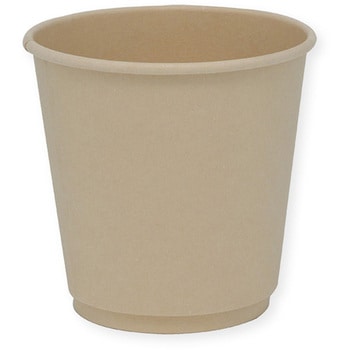 バガス二重断熱カップ PLAコート 10オンス(300ml) 90mm口径 cotta
