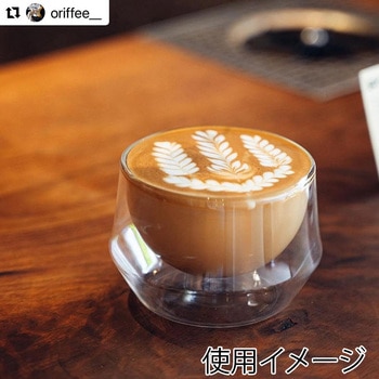 IMAGINEミルクガラス 8．5オンス(250ml) 2個セット cotta