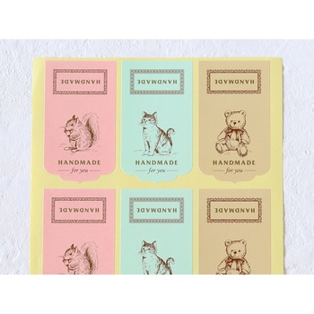 cotta ヘッダーシール アンティークアニマル mini (9片) cotta