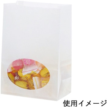 窓付袋(内側ラミネート) S1F 白無地 cotta