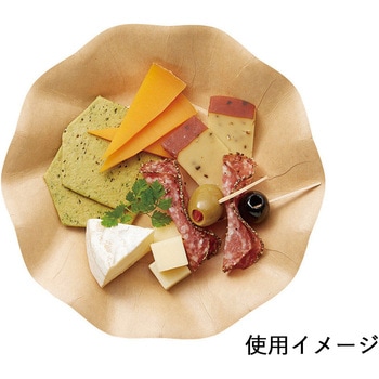 クラフトサンプレート 18cm(25枚入) cotta