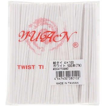 紙タイ ホワイト(500本入) cotta