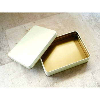 無地缶 K-3 クリーム cotta