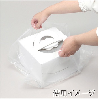 手抜きポリ袋 LDラップルバッグ 透明 表記入 cotta