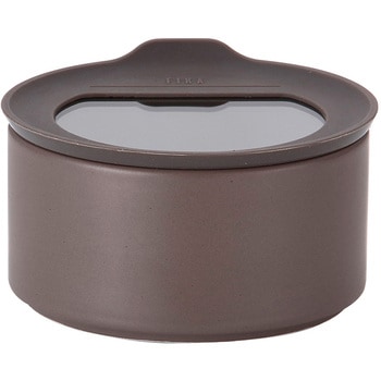 FIKAONE 陶磁器製食品保存容器 420ml フォレストグレー - cotta