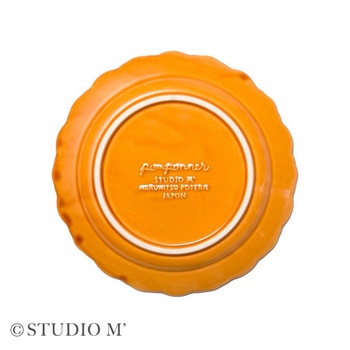 STUDIO M ポンポネ 200プレート キャラメル cotta