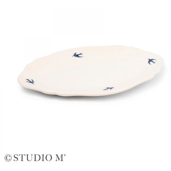STUDIO M アーリーバード オーバルプレート L cotta