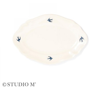 STUDIO M アーリーバード オーバルプレート L cotta