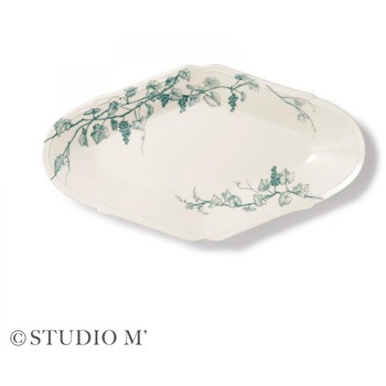 STUDIO M ヴィーニュ プレートL ブルー cotta