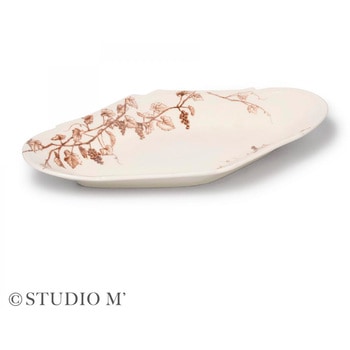 STUDIO M ヴィーニュ プレートL ブラウン cotta