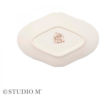 STUDIO M ヴィーニュ プレートS ブラウン cotta