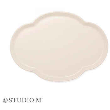 STUDIO M カモン 折敷皿 白 cotta