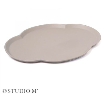 STUDIO M カモン 折敷皿 グレー cotta