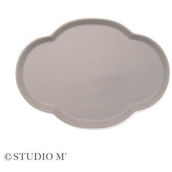 STUDIO M カモン 折敷皿 グレー cotta