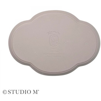 STUDIO M カモン 折敷皿 グレー cotta