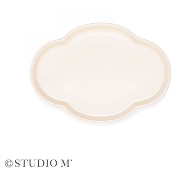STUDIO M カモン 菓子皿 白 cotta