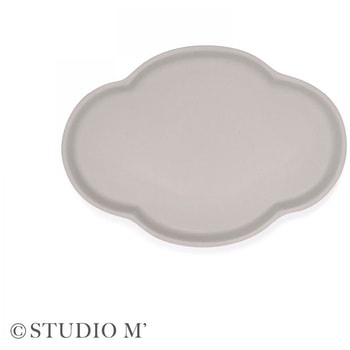 STUDIO M カモン 菓子皿 グレー cotta