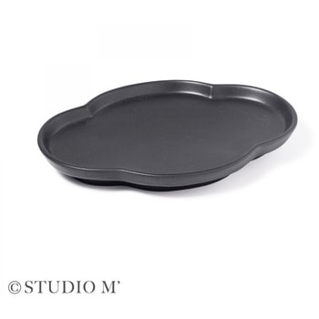 STUDIO M カモン 菓子皿 黒 cotta