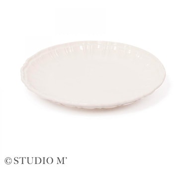 STUDIO M シャルム プレート 白 cotta