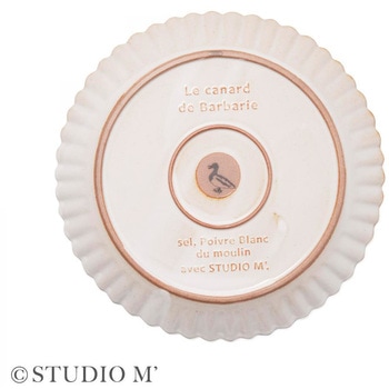 STUDIO M バルバリ メインプレート ブラン cotta