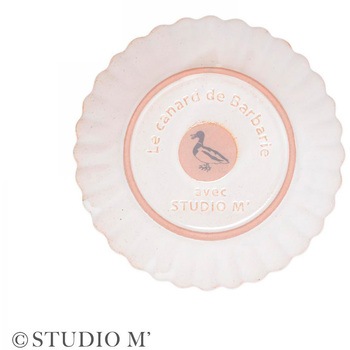 STUDIO M バルバリ コガモプレート ブラン cotta