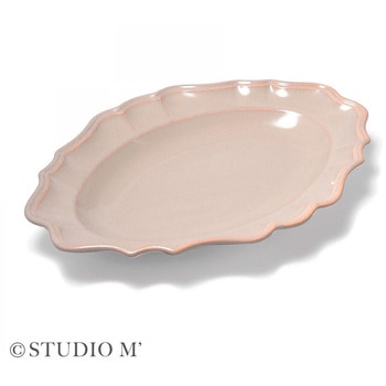 STUDIO M マノワ 270オーバルプレート グレー cotta